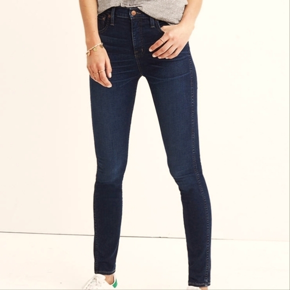Madewell 10-Inch High Rise Skinny Jeans Size 23 - Picture 1 of 12